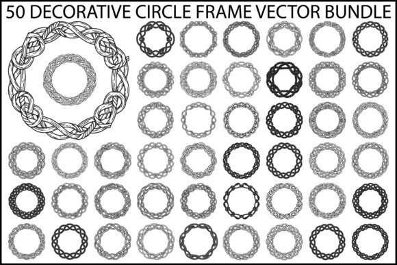 Download Decorative Circle Frame Bundle - Decorative circle Collection