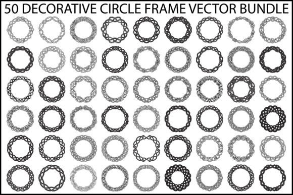 Download Decorative Circle Frame Bundle - Decorative circle Collection
