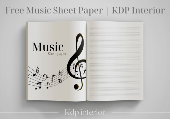 Download Free Music Sheet Paper | KDP Interior - Free Collection