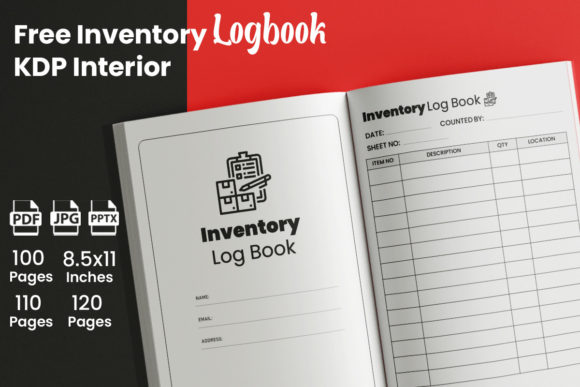 Download Free Inventory Logbook - KDP Interior - Free Collection