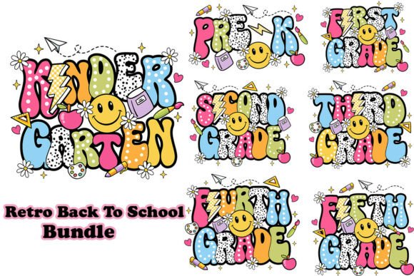 Download Retro Back to School Coquete PNG Bundle - Premium Bundle