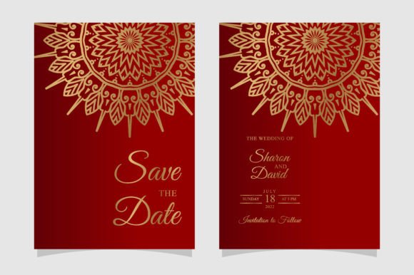 Download Golden Mandala Invitation Card Template - Invitation Collection